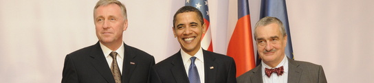 Mirek Topolánek, Barack Obama, Karel Schwarzenberg
