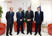 J. SOLANA, Secretary General/High Representative for the CFSP, Asif Ali ZARDANI, President of Pakistan, V. KLAUS, President of the Czech Republic