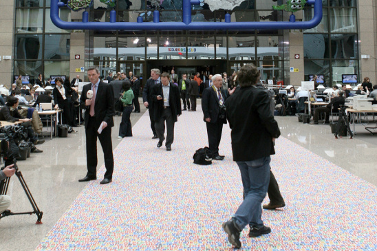 Council's Justus Lipsius building interior