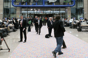 Interiér budovy Rady EU Justus Lipsius