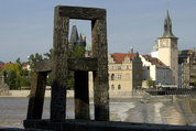 Prague. Giant chair