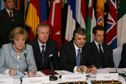 A. Merkel, M. Topolánek, A. Gul, N. Sarkozy