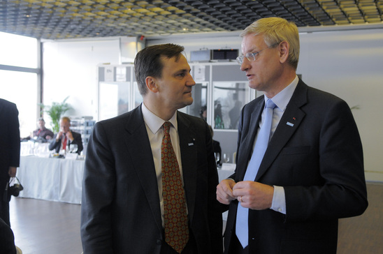 Radoslaw Sikorski, Carl Bildt 
