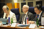 Catherine Day, Vladimír Špidla, José Barroso 