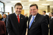 Alexandr Vondra, Mikheil Saakashvili 