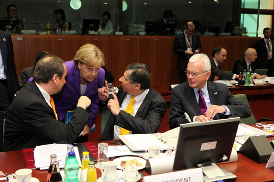 Kohout, Merkel, Fischer, Pöttering 
